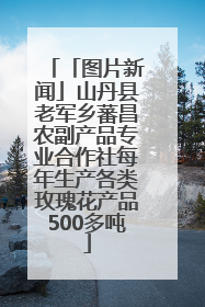 「图片新闻」山丹县老军乡蕃昌农副产品专业合作社每年生产各类玫瑰花产品500多吨