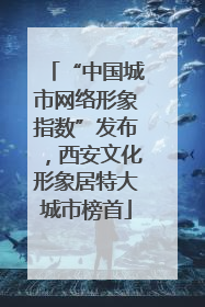 “中国城市网络形象指数”发布，西安文化形象居特大城市榜首