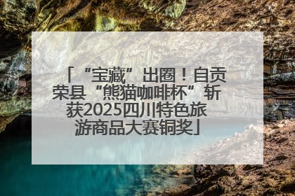 “宝藏”出圈！自贡荣县“熊猫咖啡杯”斩获2025四川特色旅游商品大赛铜奖