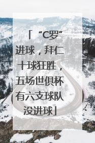 “C罗”进球，拜仁十球狂胜，五场世俱杯有六支球队没进球