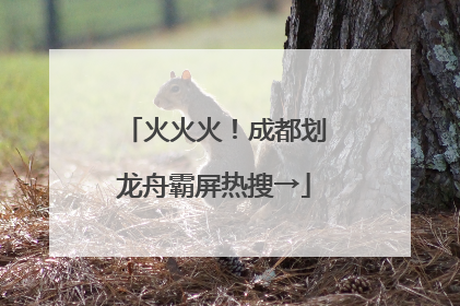 火火火！成都划龙舟霸屏热搜→