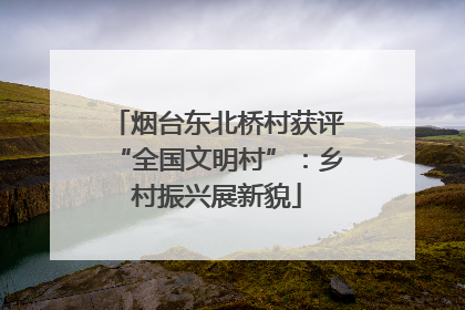 烟台东北桥村获评“全国文明村”：乡村振兴展新貌