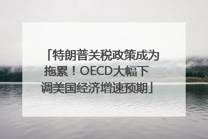 特朗普关税政策成为拖累！OECD大幅下调美国经济增速预期