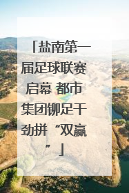 盐南第一届足球联赛启幕 都市集团铆足干劲拼“双赢”