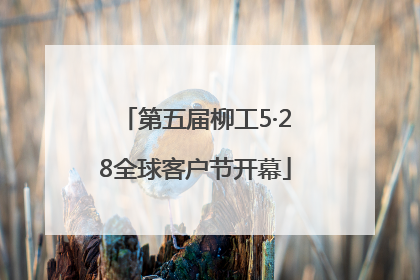 第五届柳工5·28全球客户节开幕