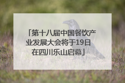 第十八届中国餐饮产业发展大会将于19日在四川乐山启幕