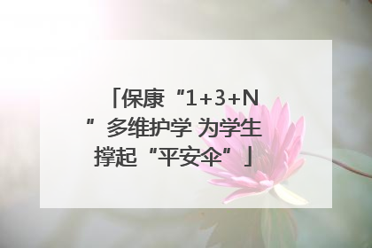 保康“1+3+N”多维护学 为学生撑起“平安伞”