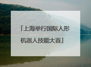 上海举行国际人形机器人技能大赛