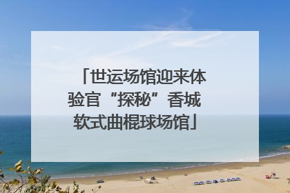 世运场馆迎来体验官“探秘”香城软式曲棍球场馆