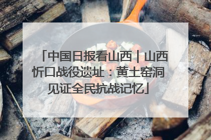 中国日报看山西｜山西忻口战役遗址：黄土窑洞见证全民抗战记忆