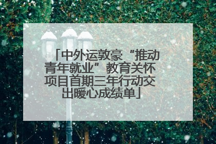 中外运敦豪“推动青年就业”教育关怀项目首期三年行动交出暖心成绩单