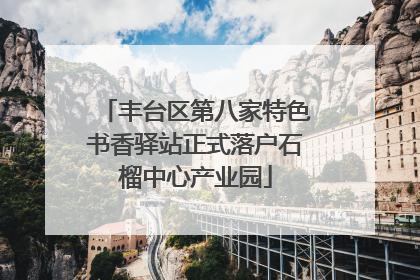 丰台区第八家特色书香驿站正式落户石榴中心产业园