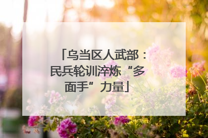乌当区人武部：民兵轮训淬炼“多面手”力量