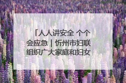 人人讲安全 个个会应急｜忻州市妇联组织广大家庭和妇女群众走进忻州市消防救援支队参观啦！