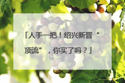 人手一把！绍兴新晋“顶流”，你买了吗？