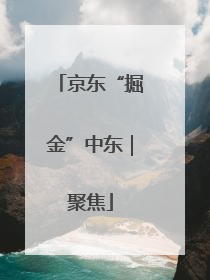 京东“掘金”中东｜聚焦