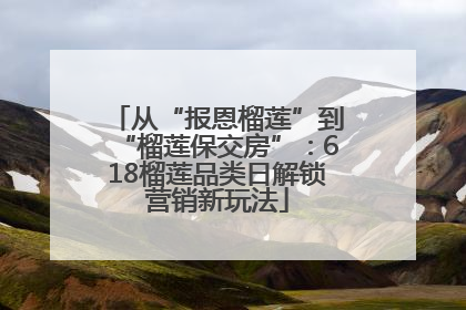 从“报恩榴莲”到“榴莲保交房”：618榴莲品类日解锁营销新玩法