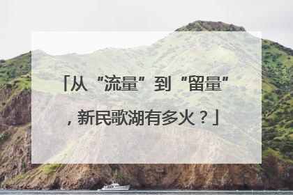 从“流量”到“留量”，新民歌湖有多火？
