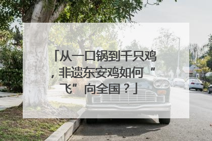 从一口锅到千只鸡，非遗东安鸡如何“飞”向全国？