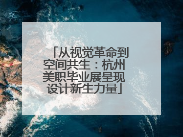 从视觉革命到空间共生：杭州美职毕业展呈现设计新生力量