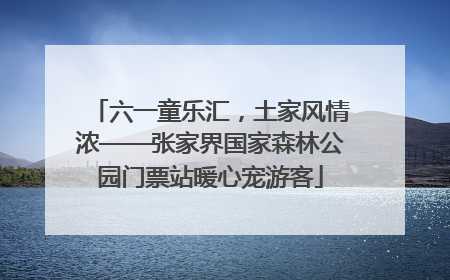 六一童乐汇，土家风情浓——张家界国家森林公园门票站暖心宠游客