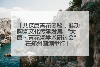 共探唐青花奥秘，推动陶瓷文化传承发展 “大唐・青花瓷学术研讨会”在郑州圆满举行