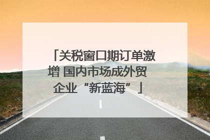 关税窗口期订单激增 国内市场成外贸企业“新蓝海”