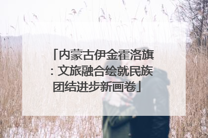 内蒙古伊金霍洛旗：文旅融合绘就民族团结进步新画卷