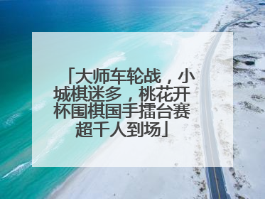 大师车轮战，小城棋迷多，桃花开杯围棋国手擂台赛超千人到场