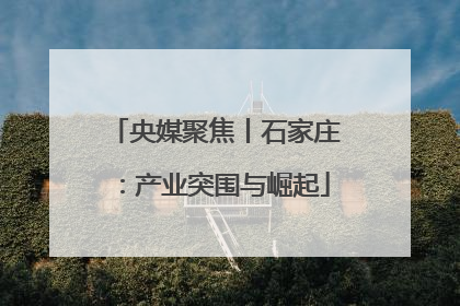 央媒聚焦丨石家庄：产业突围与崛起
