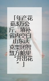 年产花菇3万公斤、填补省内空白 山东沃克集团智慧方舱里“开出花”