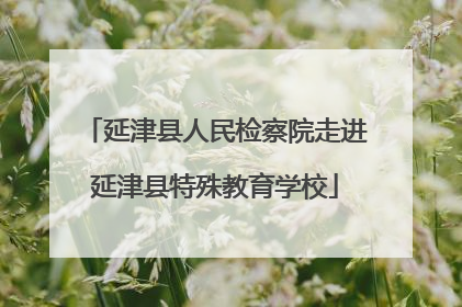 延津县人民检察院走进延津县特殊教育学校