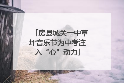 房县城关一中草坪音乐节为中考注入“心”动力