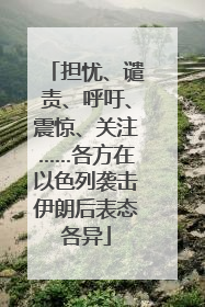 担忧、谴责、呼吁、震惊、关注……各方在以色列袭击伊朗后表态各异