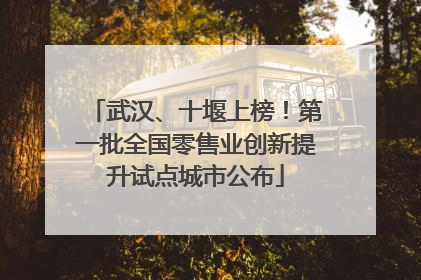 武汉、十堰上榜！第一批全国零售业创新提升试点城市公布