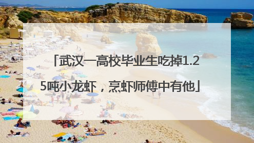 武汉一高校毕业生吃掉1.25吨小龙虾，烹虾师傅中有他