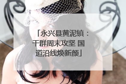 永兴县黄泥镇：干群周末攻坚 国道沿线焕新颜