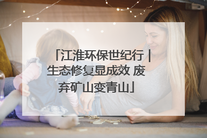 江淮环保世纪行｜生态修复显成效 废弃矿山变青山