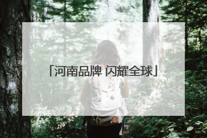 河南品牌 闪耀全球
