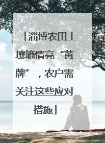 淄博农田土壤墒情亮“黄牌”，农户需关注这些应对措施