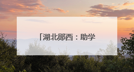 湖北郧西：助学贷款 助梦起飞
