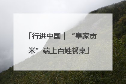 行进中国｜“皇家贡米”端上百姓餐桌