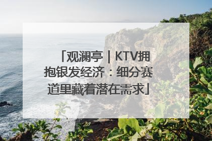 观澜亭｜KTV拥抱银发经济：细分赛道里藏着潜在需求