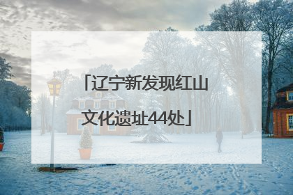 辽宁新发现红山文化遗址44处