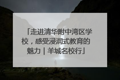 走进清华附中湾区学校，感受浸润式教育的魅力｜羊城名校行