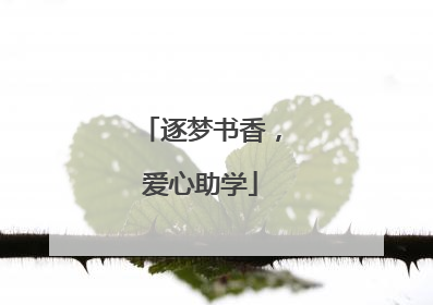 逐梦书香，爱心助学