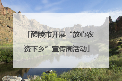 醴陵市开展“放心农资下乡”宣传周活动
