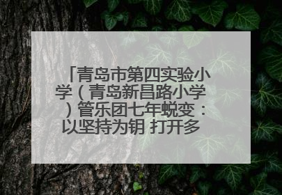 青岛市第四实验小学（青岛新昌路小学）管乐团七年蜕变：以坚持为钥 打开多元成长之门