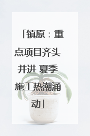 镇原：重点项目齐头并进 夏季施工热潮涌动