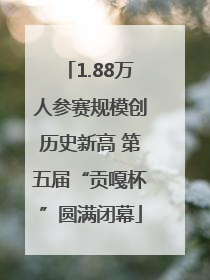 1.88万人参赛规模创历史新高 第五届“贡嘎杯”圆满闭幕